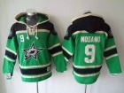 Dallas Stars #9 Mike Modano Green Old Time NHL Hockey Hoodie