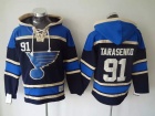 St.Louis Blues #91 Vladimir Tarasenko Black Old Time NHL Hockey Hoodie