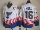 St.Louis Blues #16 Brett Hull White CCM NHL Hockey Jersey