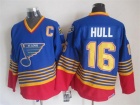 St.Louis Blues #16 Brett Hull Blue CCM NHL Hockey Jersey