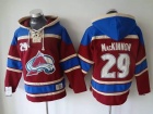 Colorado Avalanche #29 Nathan MacKinnon Red Old Time NHL Hockey Hoodie