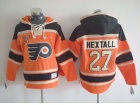 Philadelphia Flyers #27 Brett Hextall Orange Old Time Hockey Hoodie