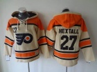 Philadelphia Flyers #27 Brett Hextall Cream Old Time Hockey Hoodie