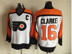 Philadelphia Flyers #16 Bob Clarke White CCM Hockey Jersey