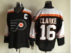 Philadelphia Flyers #16 Bob Clarke Black CCM Hockey Jersey