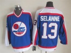 Winnipeg Jets #13 Teemu Selanne Blue CCM Hockey Jersey