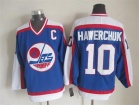 Winnipeg Jets #10 Dale Hawerchuk Blue CCM Hockey Jersey