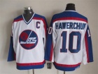 Winnipeg Jets #10 Dale Hawerchuk White CCM Hockey Jersey