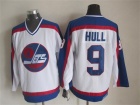 Winnipeg Jets #9 Bobby Hull White CCM Hockey Jersey