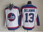 Winnipeg Jets #13 Teemu Selanne White CCM Hockey Jersey