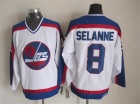 Winnipeg Jets #8 Teemu Selanne White CCM Hockey Jersey