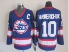 Winnipeg Jets #10 Dale Hawerchuk Blue CCM Vintage Throwback Hockey Jersey