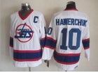 Winnipeg Jets #10 Dale Hawerchuk White CCM Vintage Throwback Hockey Jersey