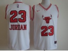 2016 New Chicago Bulls #23 Michael Jordan White Stitched Basketball Jersey