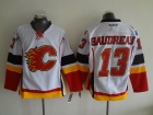 Calgary Flames #13 Johnny Gaudreau White 2016 Hockey Jerseys