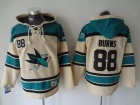 San Jose Sharks #88 Brent Burns Cream Old Time Hockey Hoodie