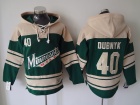 Minnesota Wild #40 Devan Dubnyk Green Old Time Hockey Hoodie