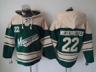 Minnesota Wild #22 Nino Niederreiter Green Old Time Hockey Hoodie