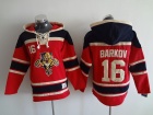 Florida Panthers #16 Aleksander Barkov Red Old Time Hockey Hoodies