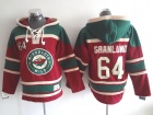 Minnesota Wild #64 Mikael Granlund Red Old Time Hockey Hoodie