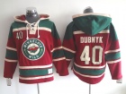 Minnesota Wild #40 Devan Dubnyk Red Old Time Hockey Hoodie