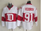 Detroit Red Wings #91 Sergei Fedorov White 1926 Vintage CCM Hockey Jerseys