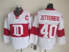 Detroit Red Wings #40 Henrik Zetterberg White 1926 CCM Hockey Jerseys