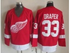 Detroit Red Wings #33 Kris Draper Red CCM Vintage Hockey Jerseys