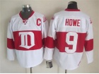 Detroit Red Wings #9 Gordie Howe White 1926 CCM Vintage Hockey Jerseys