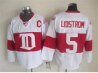 Detroit Red Wings #5 Nicklas Lidstrom White 1926 CCM Vintage Hockey Jerseys