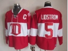 Detroit Red Wings #5 Nicklas Lidstrom Red 1926 CCM Vintage Hockey Jerseys