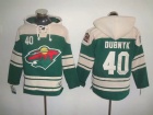 Minnesota Wild #40 Devan Dubnyk Green 2016 Old Time Hockey Hoodie