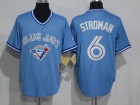 Toronto Blue Jays #6 Marcus Stroman Baby Blue Throwback Baseball Jersey