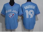 Toronto Blue Jays #19 Jose Bautista Baby Blue Throwback Baseball Jersey