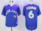 Toronto Blue Jays #6 Marcus Stroman Blue Cool Base Jerseys