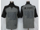 Tampa Bay Buccaneers #40 Mike Alstott Gridiron Gray Limited Football Jersey