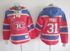 Montreal Canadiens #31 Carey Price Red Old Time Hockey Hoodie