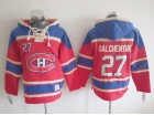 Montreal Canadiens #27 Alex Galchenyuk Red Old Time Hockey Hoodie