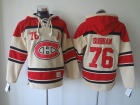 Montreal Canadiens #76 PK Subban Cream Old Time Hockey Hoodie