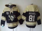 Pittsburgh Penguins #81 Phil Kessel Black Old Time Hockey Hoodie