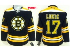 Women Boston Bruins #17 Milan Lucic Black Hockey Jersey