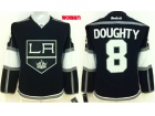 Women Los Angeles Kings #8 Drew Doughty Black Hockey Jersey