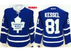 Women Toronto Maple Leafs #81 Phil Kessel Blue Hockey Jersey