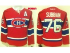 Women Montreal Canadiens #76 PK Subban Red Hockey Jersey