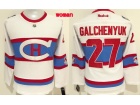 Women Montreal Canadiens #27 Alex Galchenyuk White Hockey Jersey