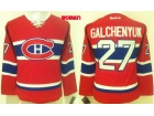 Women Montreal Canadiens #27 Alex Galchenyuk Red Hockey Jersey