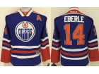 Youth Edmonton Oilers #14 Jordan Eberle Blue Hockey Jersey