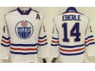 Youth Edmonton Oilers #14 Jordan Eberle White Hockey Jersey