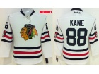 Women Chicago Blackhawks #88 Patrick Kane White Hockey Jersey