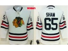 Women Chicago Blackhawks #65 Andrew Shaw White Hockey Jersey